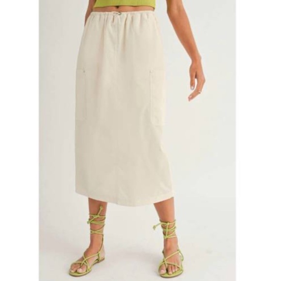 sage the label Dresses & Skirts - NWT Sage the Label Off White Parachute Skirt size small